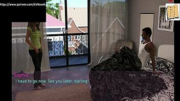 a wife and stepmother in wild cartoon action