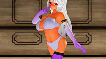 Sharifa's heroic scenes in the anime porn video gallery