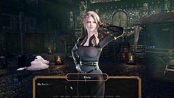 3D анимированное порно с видом на замок