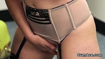 Flirty Honey Feels Cum On Face, Swallows Load Emotionally