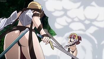 anime queens blade exiled virgin s1 ova fanservice compilation eng sub