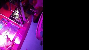 Dancing at the night club in Ecuador.