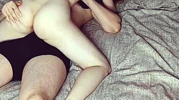 Redhead stepsis gets her holes drilled by a big cock