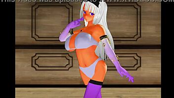 Sharifa's heroic scenes in the anime porn video gallery