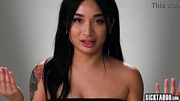 Asian MILF Avery Black's self-pleasure journey in solo scenes