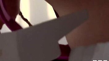 delivery girl wants cum in mouth for pizza topping