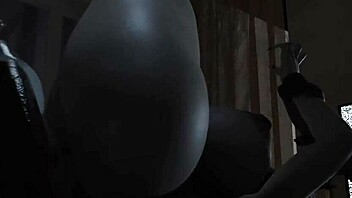 Animated horror movie with big-boobed women and Rule 34 content