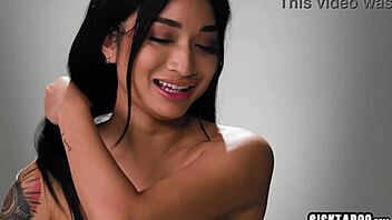 Avery Black, Asian MILF, Masturbates Perfect Body