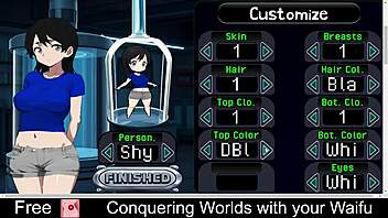 Conquering worlds with your waifu in anime game