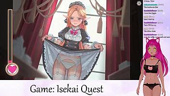 Vtuber lewdneko plays isekai quest part 2 😘