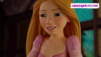 3D animated porn with big-boobed blonde getting cum inside