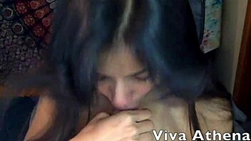 Asian camgirl is a slut who gives good blow job