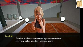 A walkthrough of the erotic visual novel My new family 19
