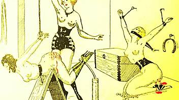 vintage erotic drawings from retro anime hentai comics