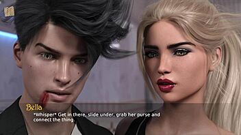 Blonde 3D Cartoon Girl Explores Erotic Game Adventures