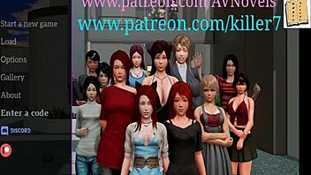 A walkthrough of the erotic visual novel My new family 19