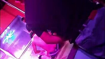 Dancing at the night club in Ecuador.