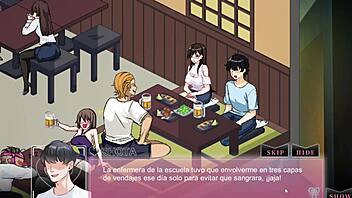 Ntraholic Wife Caught Chatting By Husband Faces Gangbang In Hentai Game Part 4