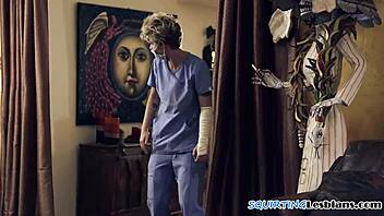 Lesbo babes enjoy a pleasurable squirting foursome together