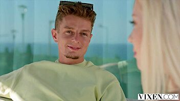 Vixen BFFs Ashby Winter and Bella Spark Ignite Wild Threesome