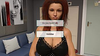 Gina's gorgeous friends stunned by big tits in erotic cartoon.