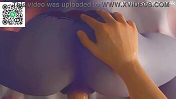 Dva Tracer Widow Licks Mercy's Pussy!