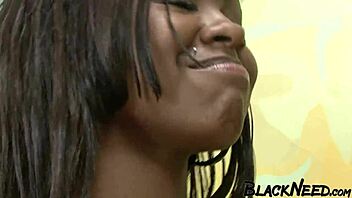 ebony step sis swallows cum.