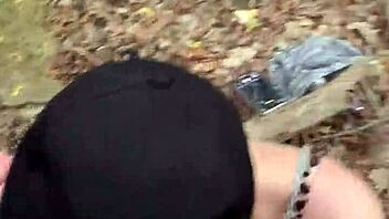 hey, we got caught banging in the park as i finished inside her