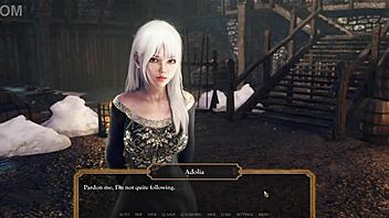 3D анимированное порно с видом на замок