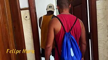 He Wanted to Work That Glute with His Black Cock