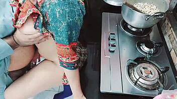indian wife cooked while husband took her backdoor