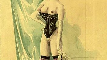 vintage erotic drawings from retro anime hentai collection