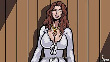 big tit babe rides bbc vampire hard