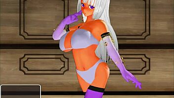 Sharifa's heroic scenes in the anime porn video gallery