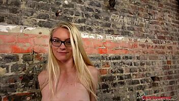 Alli Rae Deepthroats Monster Cock!