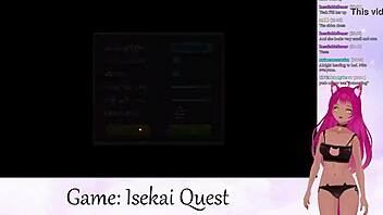Vtuber lewdneko plays isekai quest part 2 😘