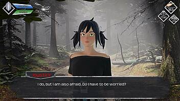 Hentai game with big-boobed MILF and monster cock