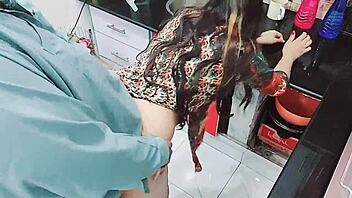 indian wife cooked while husband took her backdoor