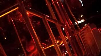 Frankie Strips in Hot Stockings and Heels