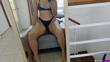 Is This the Hardest Sex with School Girl in Mirror?