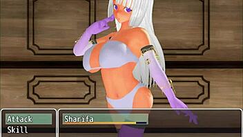 Sharifa's heroic scenes in the anime porn video gallery
