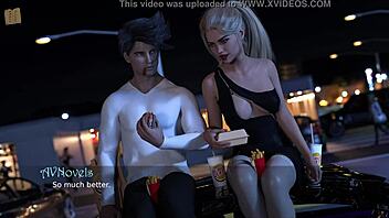 Blonde 3D Cartoon Girl Explores Erotic Game Adventures