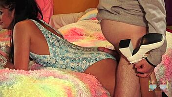 Robo assjob and creampie in this reality roleplay with indian fuck doll