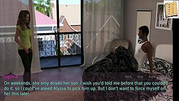 a wife and stepmother in wild cartoon action