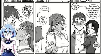 Girls night out turns into futanari hentai fun?