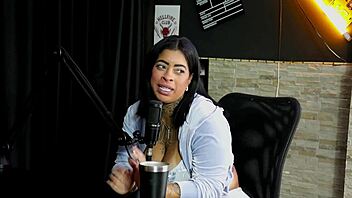 Wild Brazilian BDSM in Hotel with Marcelly Melo in Sheer Red Lingerie!