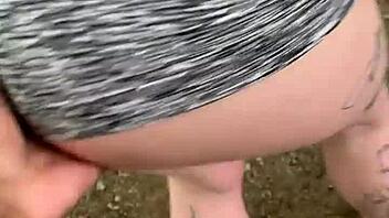 hey, we got caught banging in the park as i finished inside her