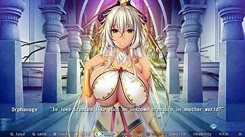 Hathor's big tits and skills make for a great handjob