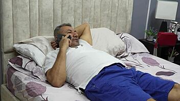 apu gets seduced by beautiful devil babe in homemade scene, riding and licking