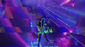 In name88's triangle, he eats blonde's pussy until orgasm